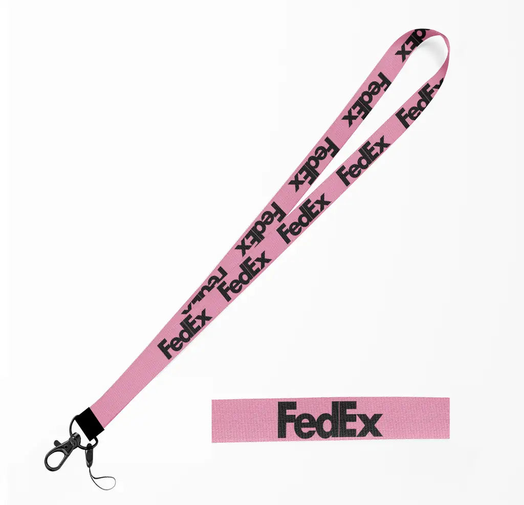 FedEx lanyard - pink
