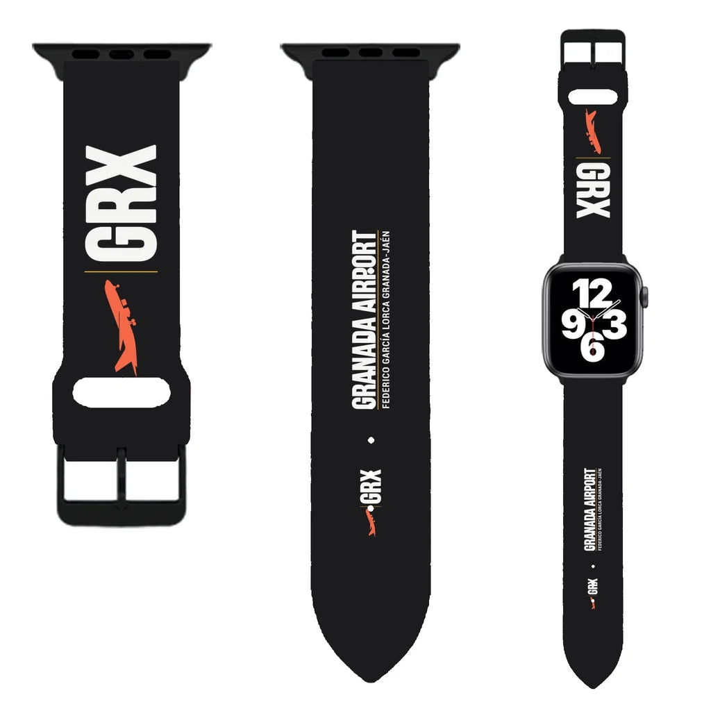WBV6 | Federico García Lorca Granada-Jaén Airport GRX | Black (Metal Buckle)