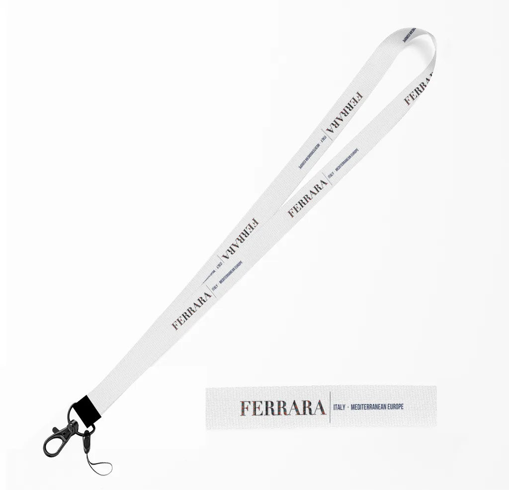 Ferrara City Series lanyard - white