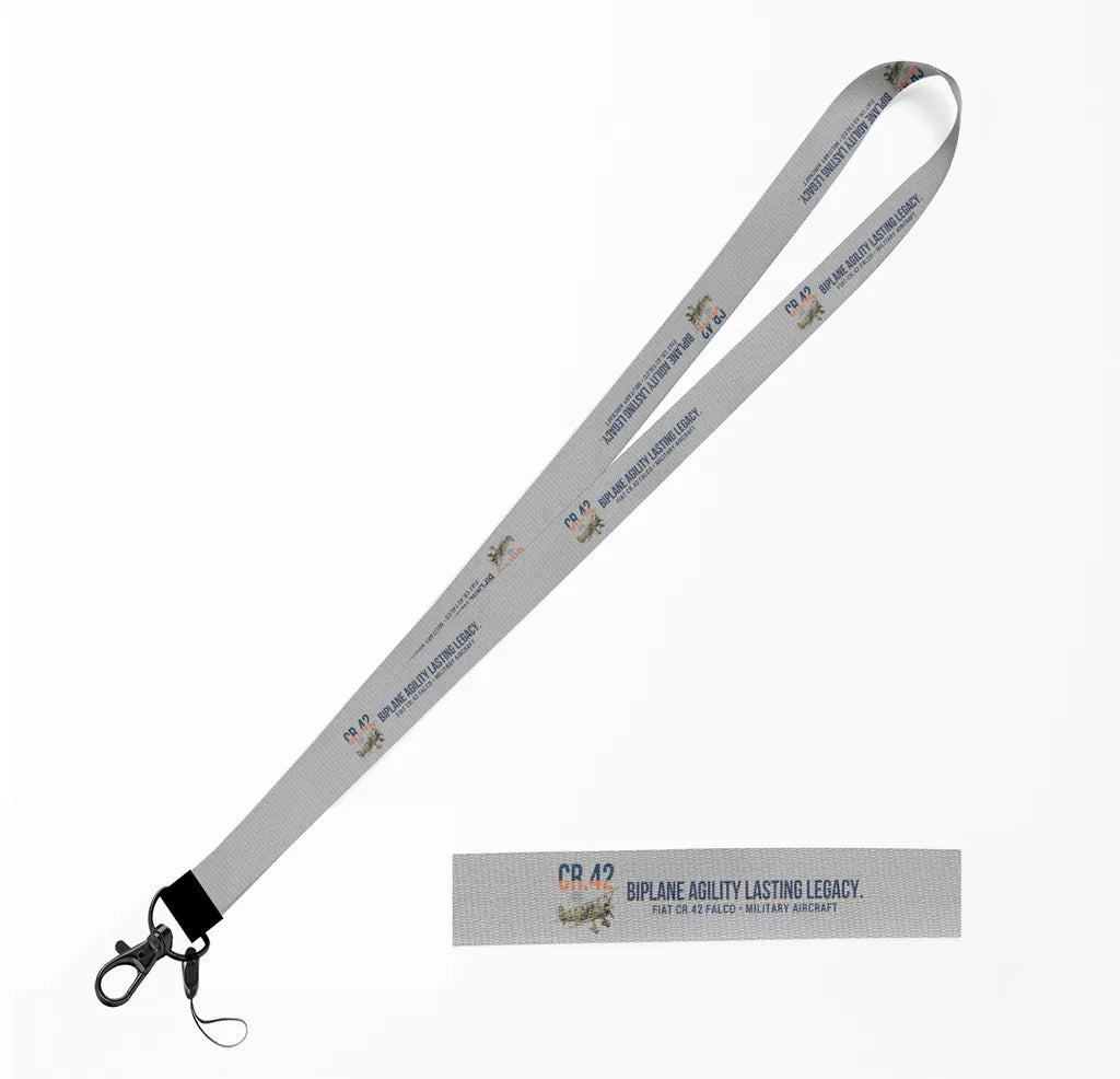 Fiat CR.42 Falco lanyard - light gray