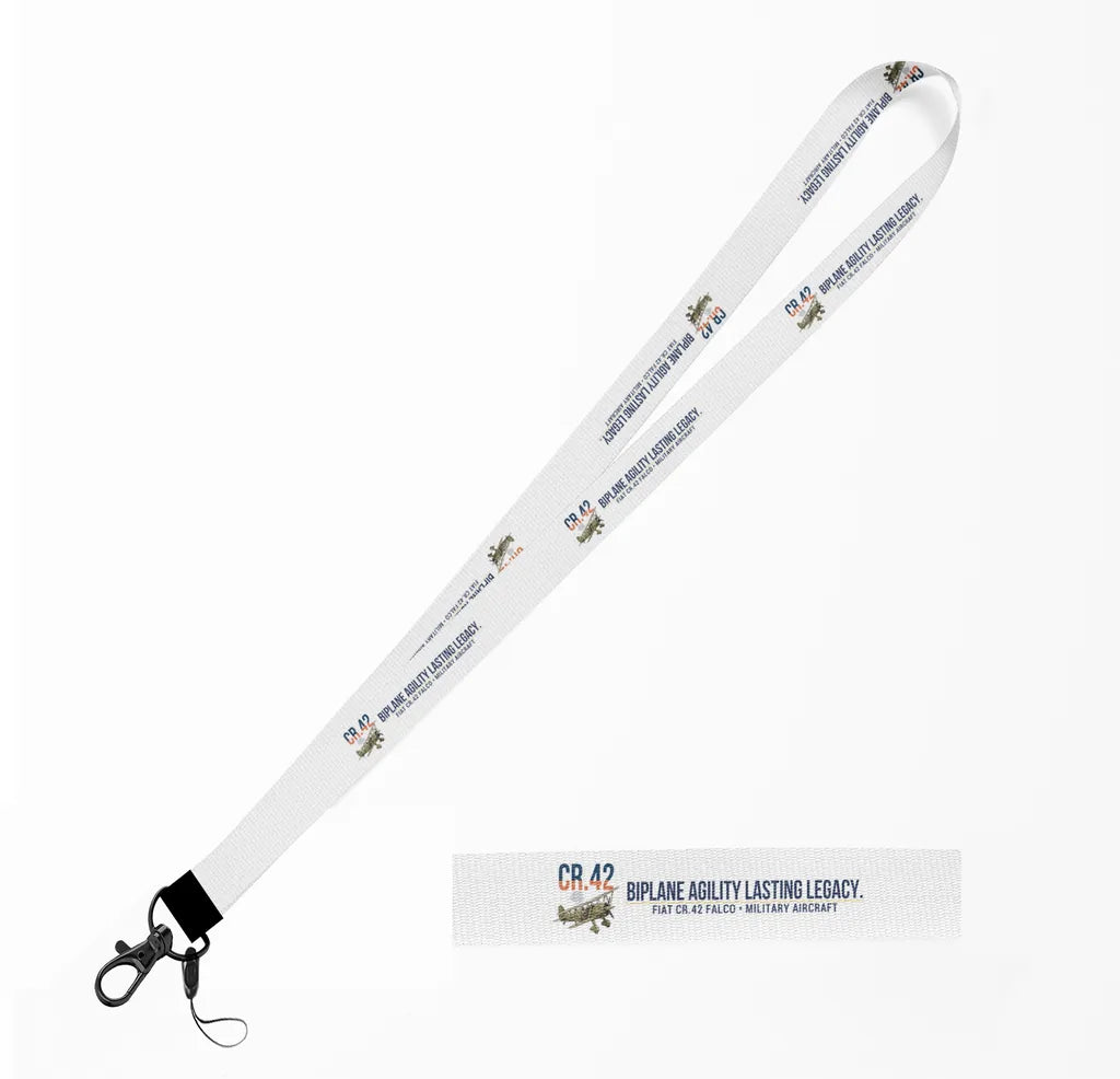 Fiat CR.42 Falco lanyard - white