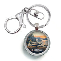 Thumbnail for Fieseler Fi 156C Storch - 3D - Circle Key Chain - Full Print