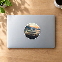 Thumbnail for Fieseler Fi 156C Storch - 3D - Circle Sticker - MacBook
