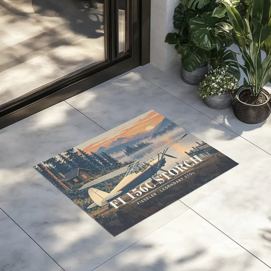 Fieseler Fi 156C Storch - 3D - Door Mat