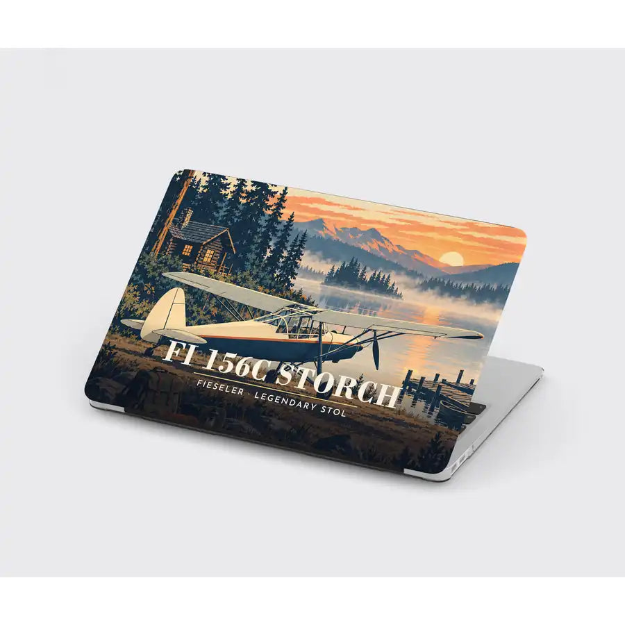 Fieseler Fi 156C Storch - 3D - MacBook Case - Full Print
