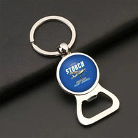 Thumbnail for Fieseler Fi 156C Storch - Cartoon - Bottle Opener Key Chain - Blue