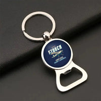 Thumbnail for Fieseler Fi 156C Storch - Cartoon - Bottle Opener Key Chain - Navy Blue