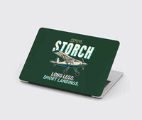 Thumbnail for Fieseler Fi 156C Storch - Cartoon - MacBook Case - Dark Green