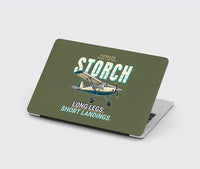 Thumbnail for Fieseler Fi 156C Storch - Cartoon - MacBook Case - Green Army