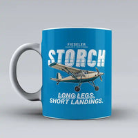 Thumbnail for Fieseler Fi 156C Storch - Cartoon - Mug - Turquoise