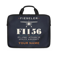 Thumbnail for Fieseler Fi 156C Storch - Heritage + Name - Laptop Bag
