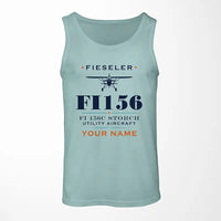 Thumbnail for Fieseler Fi 156C Storch - Heritage + Name - Tank Top - Light Green