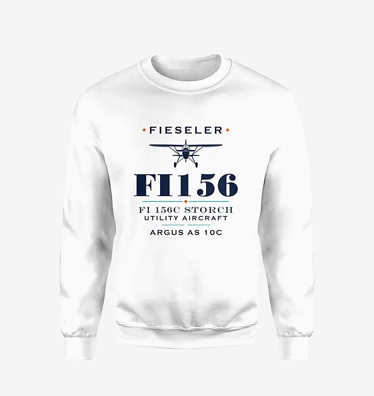 Fieseler Fi 156C Storch - Heritage - Sweatshirt - White