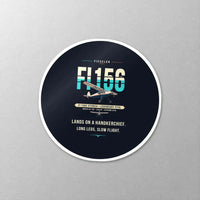 Thumbnail for Fieseler Fi 156C Storch - Original - Circle Sticker - Close-up