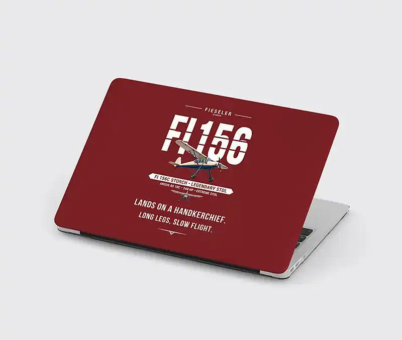 Fieseler Fi 156C Storch - Original - MacBook Case - Dark Red