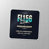 Thumbnail for Fieseler Fi 156C Storch - Original - Square Sticker - Close-up