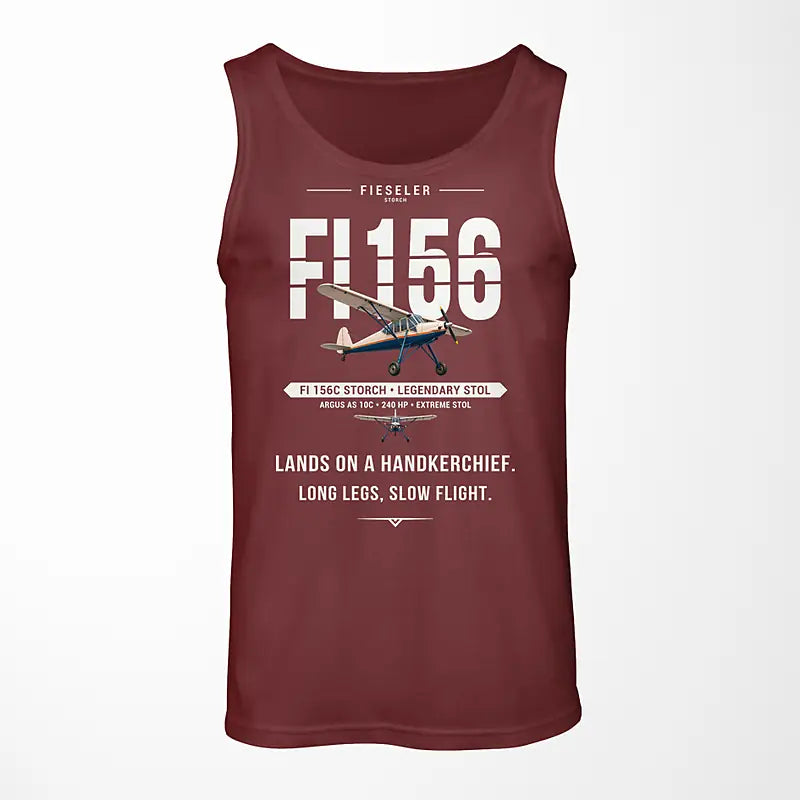 Fieseler Fi 156C Storch - Original - Tank Top - Dark Red