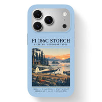 Thumbnail for Fieseler Fi 156C Storch - Poster - MagSafe iPhone 17 Pro - Light Blue