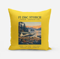 Thumbnail for Fieseler Fi 156C Storch - Poster - Pillow - Yellow