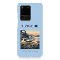 Thumbnail for Fieseler Fi 156C Storch - Poster - Samsung Case - Light Blue