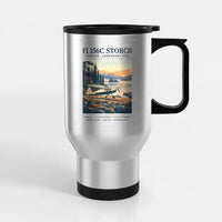 Thumbnail for Fieseler Fi 156C Storch - Poster - Stainless Steel with Holder - Silver