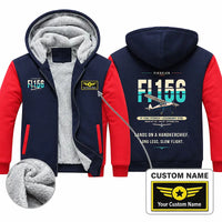 Thumbnail for Fieseler Fi 156C Storch Zipped Sweatshirts - Original + Name - Navy & Red