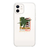 Thumbnail for Fighter Machine Designed Transparent Silicone iPhone Cases