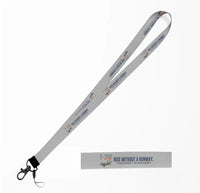 Thumbnail for Fighter Jet 35B lanyard - light gray