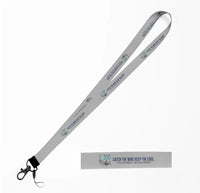 Thumbnail for Fighter Jet 35C lanyard - light gray