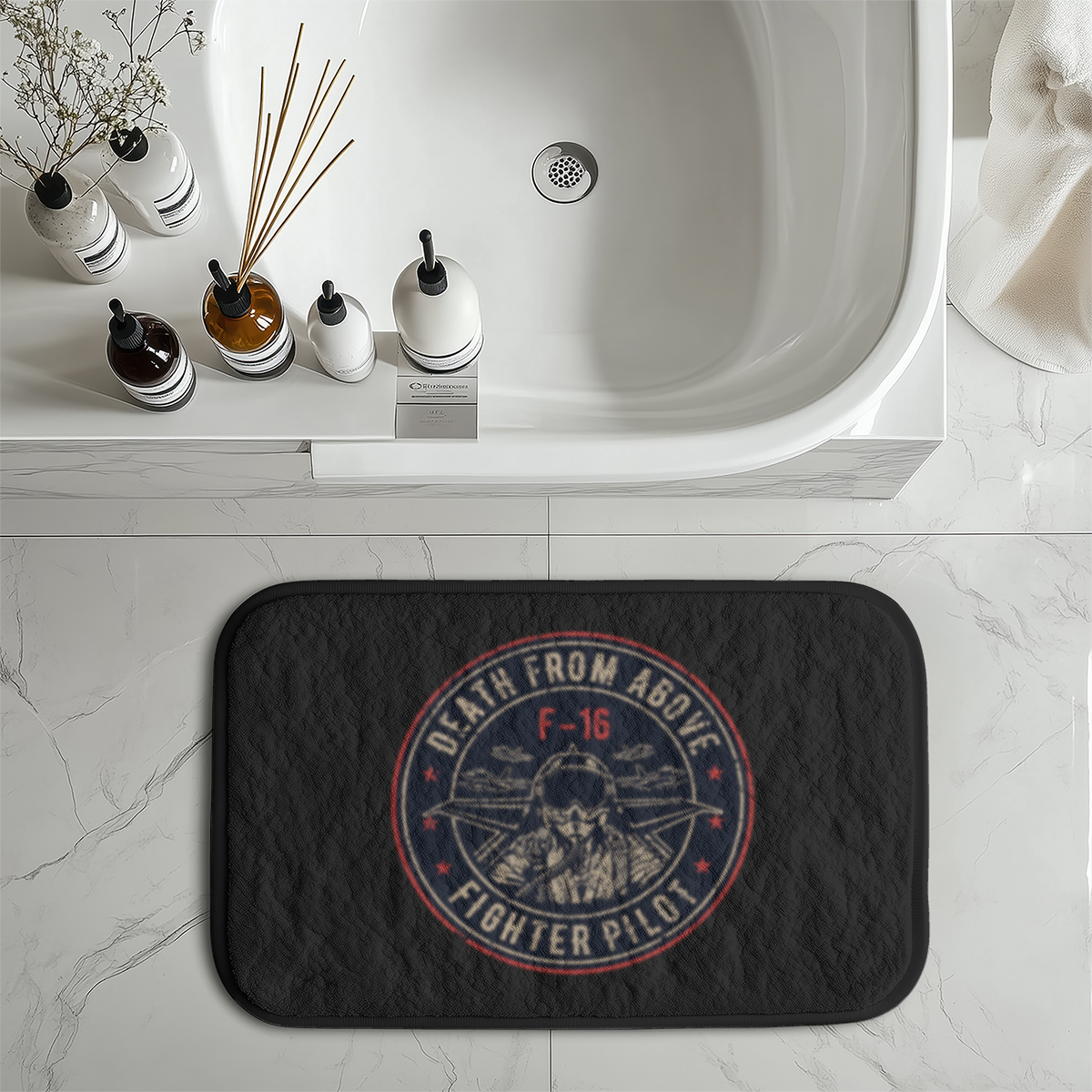 Fighter Jet 16 - Death From Above Designed Bath Mats