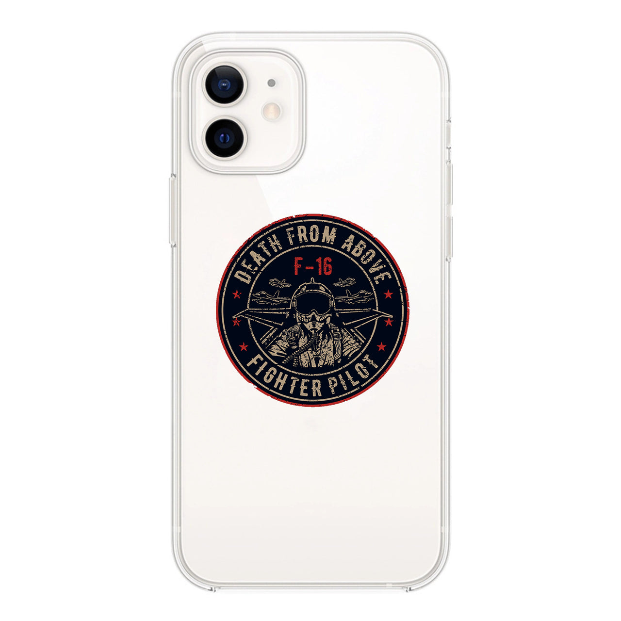 Fighter Jet 16 - Death From Above Designed Transparent Silicone iPhone Cases