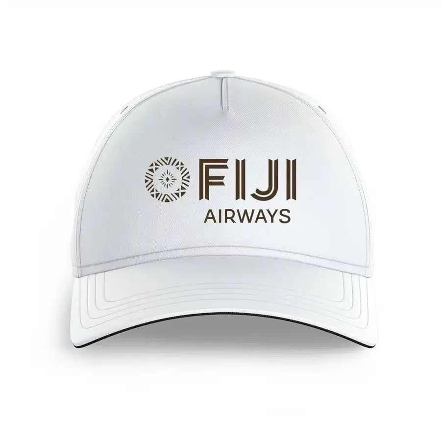 Fiji Airways Airlines printed hat - white
