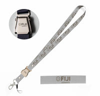 Thumbnail for Fiji Airways Airlines seat belt lanyard - light gray
