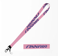 Thumbnail for Finnair Airlines lanyard - pink