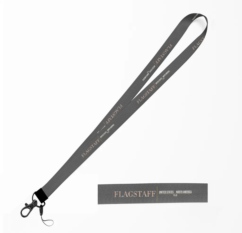 Flagstaff City Series lanyard - gray