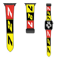 Thumbnail for Flat Colourful 727 Designed Leather Apple Watch Straps