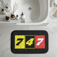 Thumbnail for Flat Colourful 747 Designed Bath Mats