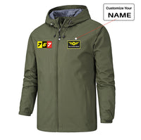 Thumbnail for Flat Colourful 767 Designed Rain Jackets & Windbreakers