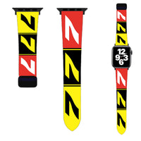 Thumbnail for Flat Colourful 777 Designed Soft Silicone Apple Watch Bands