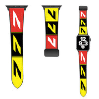 Thumbnail for Flat Colourful 777 Designed Leather Apple Watch Straps