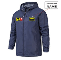Thumbnail for Flat Colourful 787 Designed Rain Jackets & Windbreakers