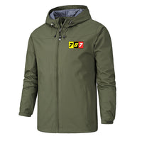 Thumbnail for Flat Colourful 787 Designed Rain Jackets & Windbreakers