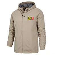 Thumbnail for Flat Colourful 787 Designed Rain Jackets & Windbreakers