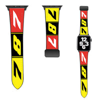 Thumbnail for Flat Colourful 787 Designed Leather Apple Watch Straps