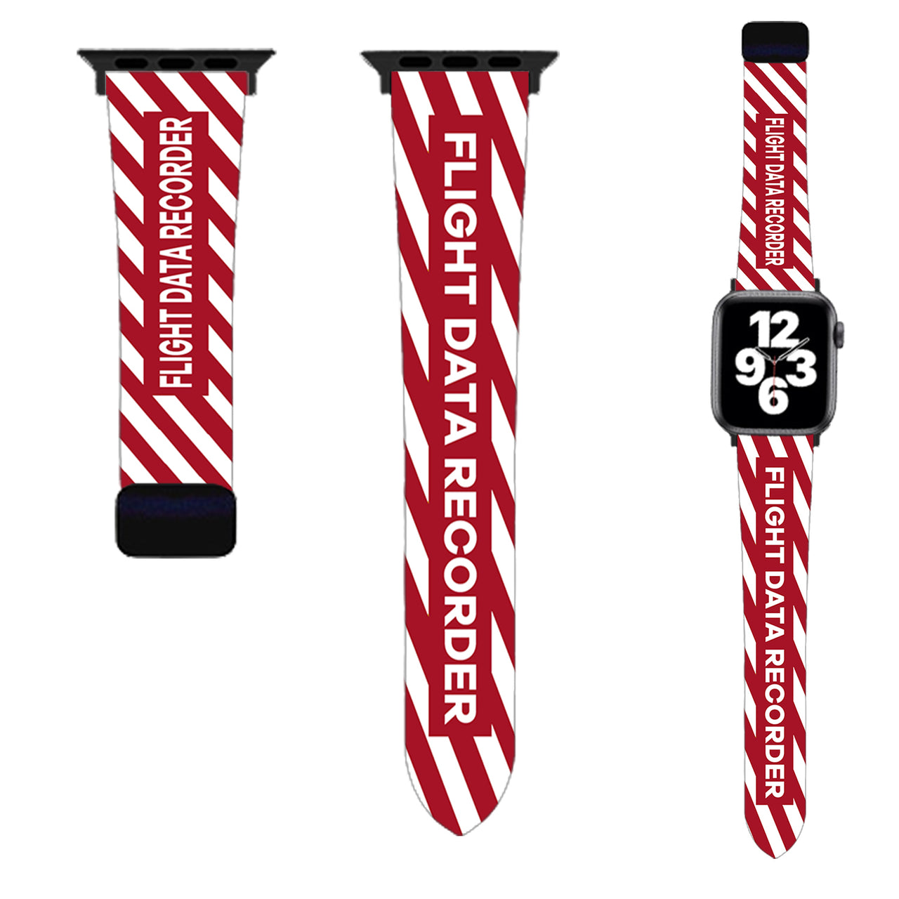 Flight Data Recorder Designed Soft Silicone Apple Watch Bands