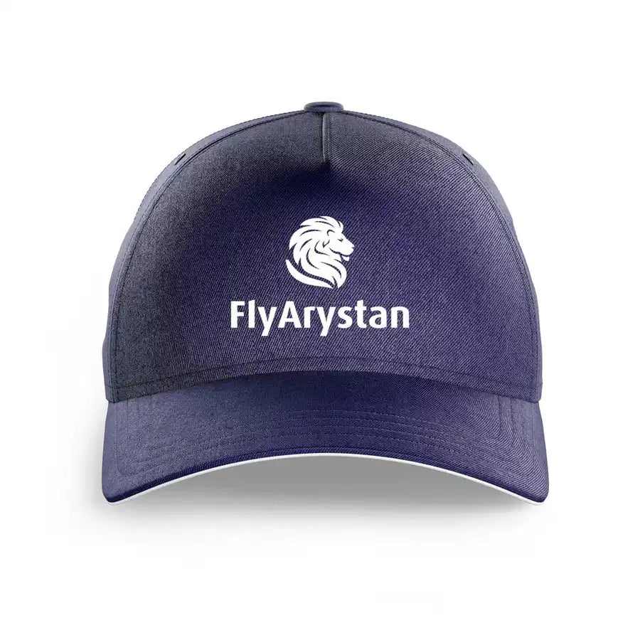 FlyArystan Airlines printed hat - dark blue