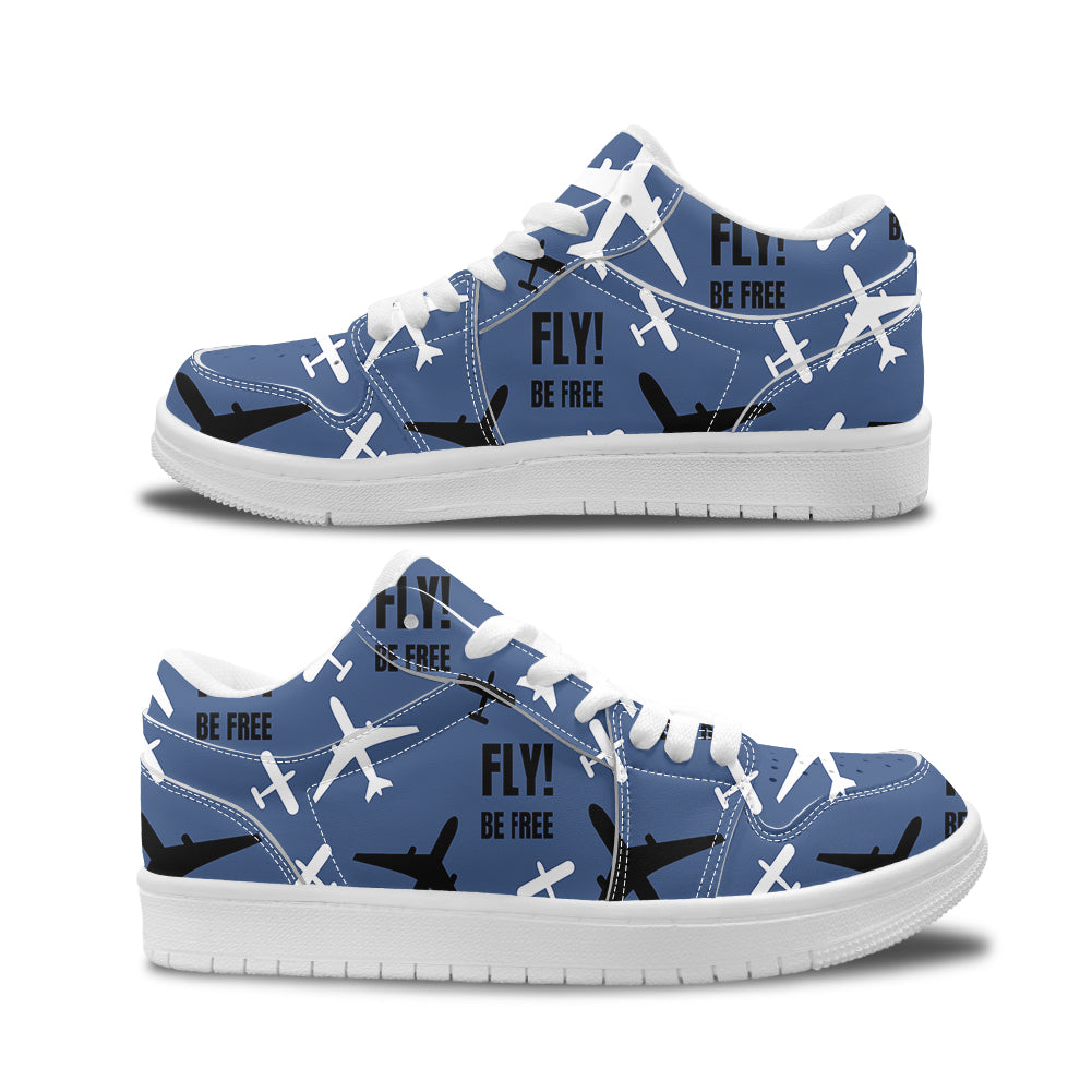 Fly Be Free Blue Designed Fashion Low Top Sneakers & Shoes