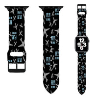 Thumbnail for Fly be Free (Black) Designed Soft Silicone Apple Watch Bands