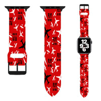 Thumbnail for Fly be Free (Red) Designed Soft Silicone Apple Watch Bands