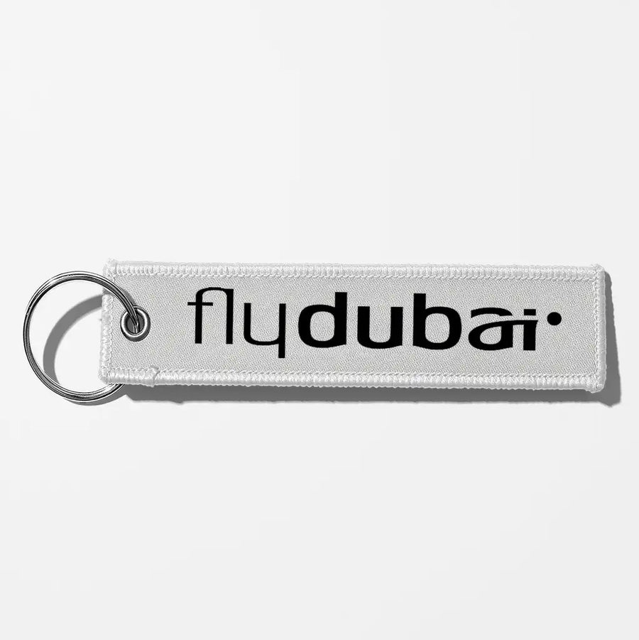 Flydubai Crew & Staff Tag Key Chains - White